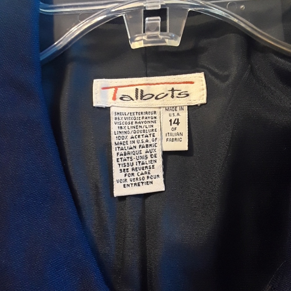 Talbots Linen Suit. - Picture 2 of 4
